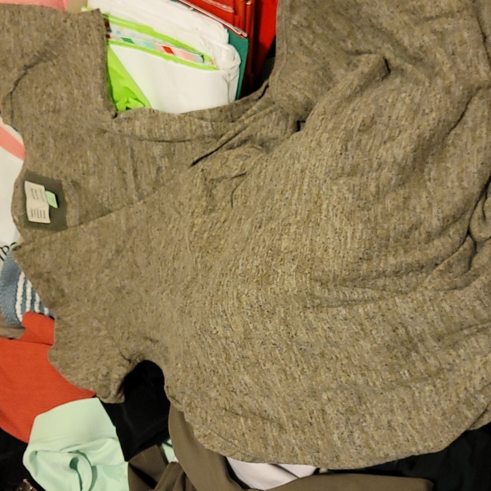 GREEN LEFT - Anthro sat/sun faux wrap dress - Picture 5 of 5